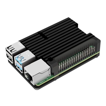 Raspberry Pi 4 Aluminium Koeling Passieve Heatsink - Zwart