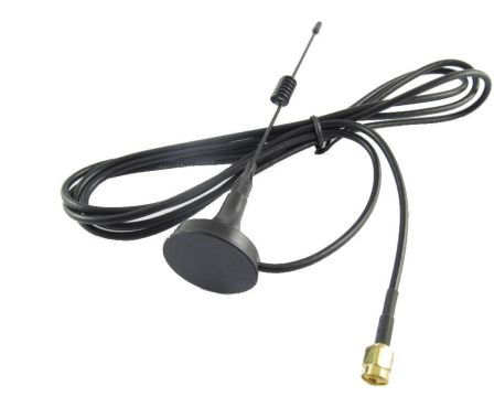 433MHz 3dBi antenne met 3m kabel, SMA male