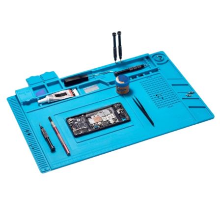 Velleman AS11 Siliconen Soldeermat & Reparatiemat – 450 × 300 mm – Hittebestendig tot 500 °C