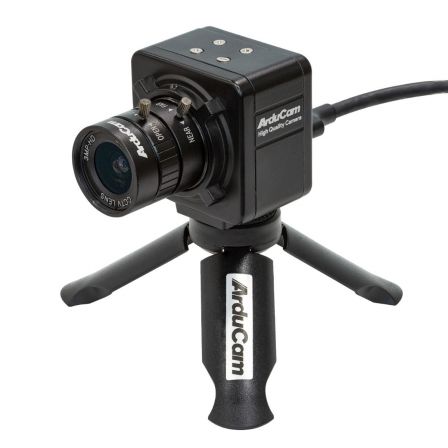 Arducam Complete High Quality Camera Bundle for Raspberry Pi, 12.3MP 1/2.3 Inch IMX477 Camera Module with 6mm CS-Mount Lens, Metal Enclosure, Tripod and HDMI Extension Adapter