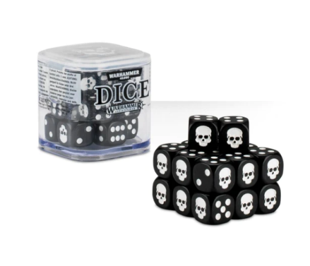 Warhammer Dice Cube 12mm - Black