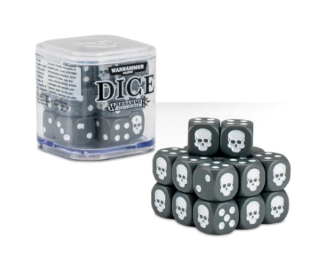 Warhammer Dice Cube 12mm - Grey