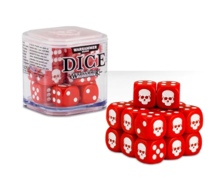 Warhammer Dice Cube 12mm - Red