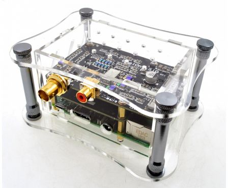 ALLO DigiOne Signature Player met Pi 4 / 4GB en Volumio OS - Zwart