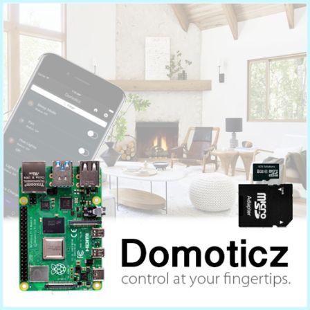 Domoticz Starter Kit met Raspberry Pi 4 2GB / 4GB / 8GB