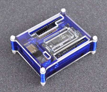 Primo Components Spresense Main Board + Extension Behuizing Blauw