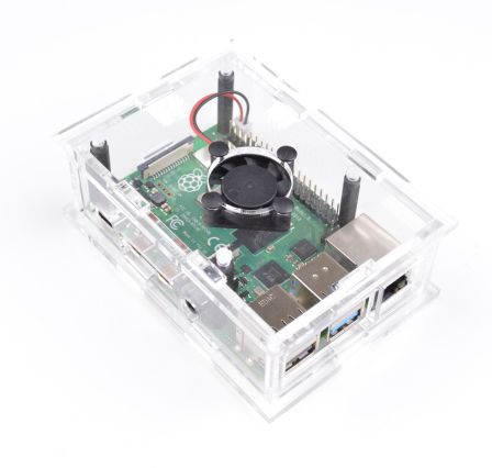 Behuizing voor Raspberry PI 4 model B met ventilator