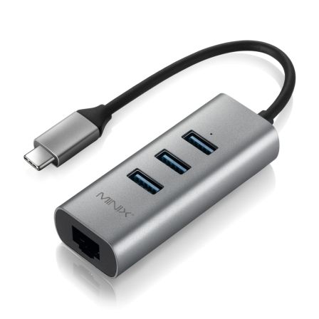 MINIX NEO C-UEGR USB-C naar 3x Usb 3.0 en Ethernet