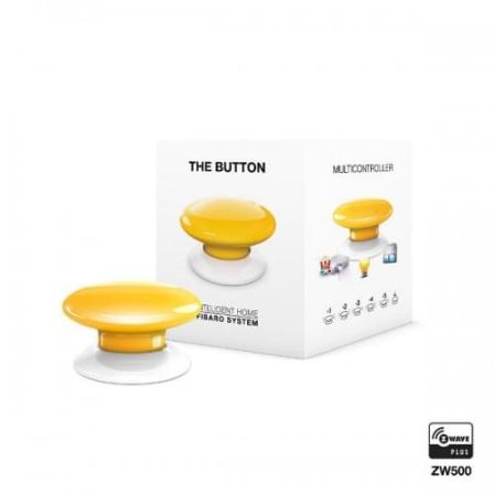 Fibaro The Button Kleur Geel