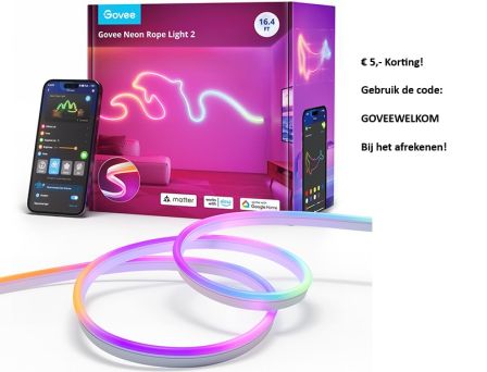 Govee Neon Rope Light 2 White (5m)