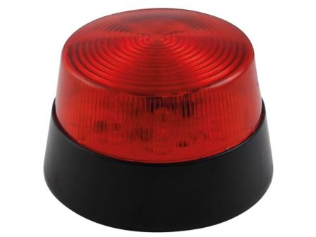 Velleman HAA40AN Rood LED Knipperlicht 12V – 15 LED's – Ø77 mm