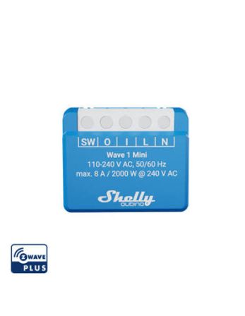 Shelly Qubino Wave 1 Mini - Draadloze Schakelactor