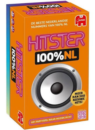 Jumbo Hitster 100% NL – Muziekspel met Nederlandse Hits – 308 Kaarten