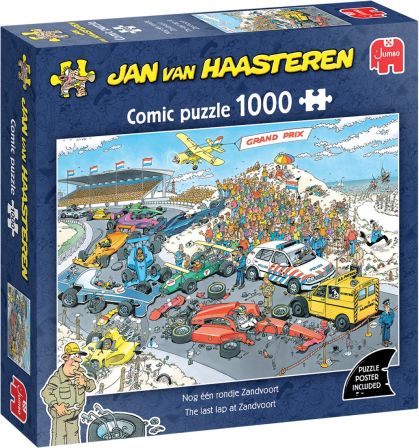 Jan van Haasteren Nog één rondje Zandvoort – Puzzel 1000 Stukjes