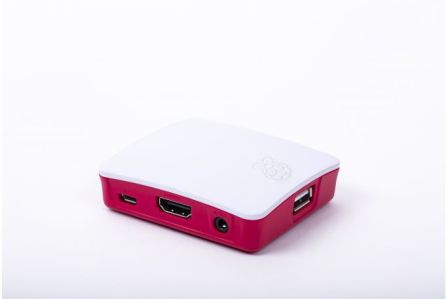 Originele Raspberry Pi 3 A+ Foundation Behuizing Rood / Wit