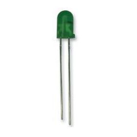 LED 5mm Knipperende led Groen diffuus