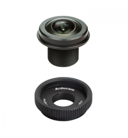 M12 Lens 180 Graden Fisheye met Raspberry Pi HQ Camera Adapter