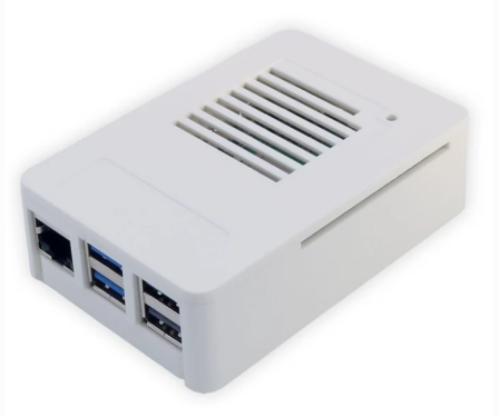 LeapMatic MaticBox 5 Behuizing voor Raspberry Pi 5 – Stapelbaar & DIN-rail Wit