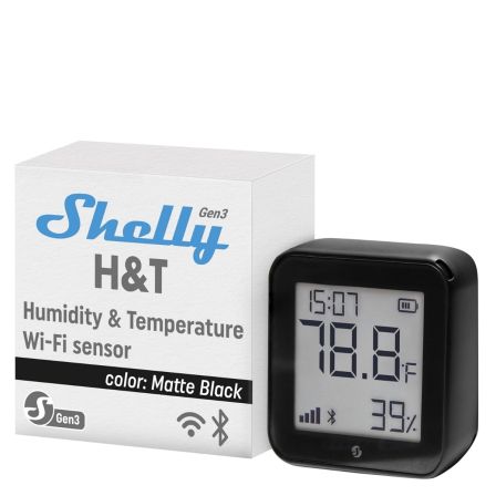 Shelly H&T Gen3 - zwart
