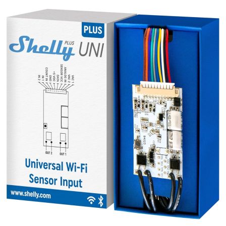 Shelly Plus Uni Universele Schakelmodule