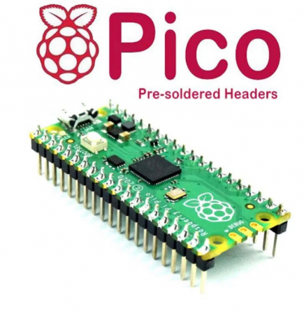 Raspberry Pi Pico Met Headers