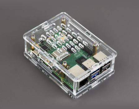 Raspberry PI 5B Behuizing - Transparant