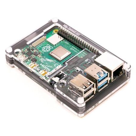 Pibow 4 Coupé Case voor Raspberry Pi 4B - Ninja