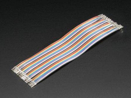 Premium Female/Female Raw Custom Jumper Wires - 40 x 6' (150mm)