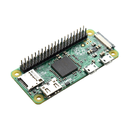 Raspberry Pi Zero W + 40p Header