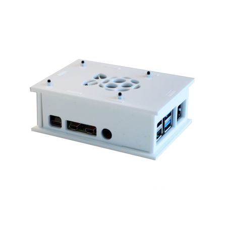 Aluminium Behuizing Voor Raspberry Pi 4B - Ultradunne CNC Koellichaam Zwart