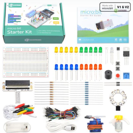 ElecFreaks Micro:Bit Starter Kit - Basic Coding Electronics - STEM DIY Experiment