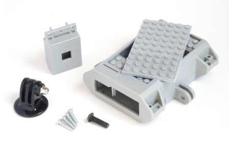 SmartiPi LEGO Behuizing + Camera behuizing + GoPro Mount Grijs