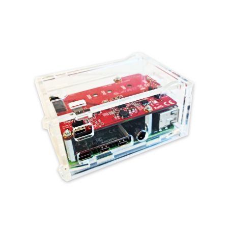 Behuizing voor M.2 SATA SSD-uitbreidingsprintplaat voor Raspberry Pi 4