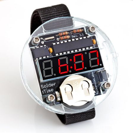 SpikenzieLabs Solder:Time Watch Kit - Solderen vereist