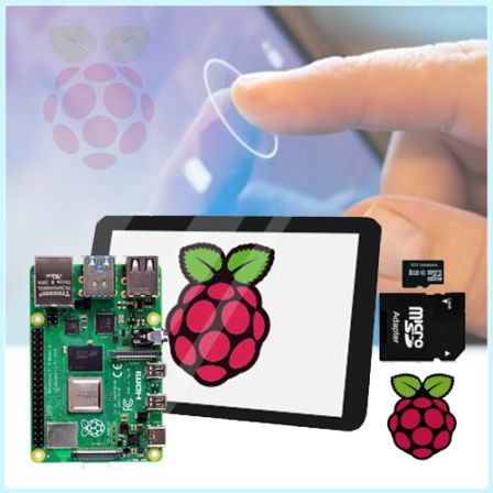 Touchscreen Starter Kit met Raspberry Pi 4 Model B / 2GB / 4GB / 8GB