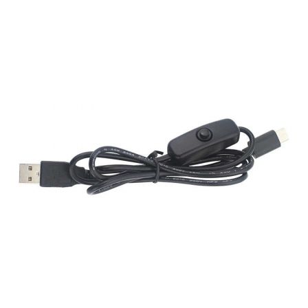 USB-C Kabel met Aan/Uit Schakelaar voor Raspberry PI 4B
