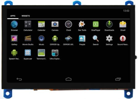 ODROID-VU5A : 5inch HDMI Display inclusief Multi-touch en Audio