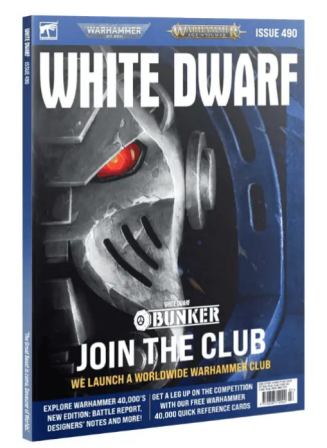 Warhammer White Dwarf Bunker Join The Club Issue 490