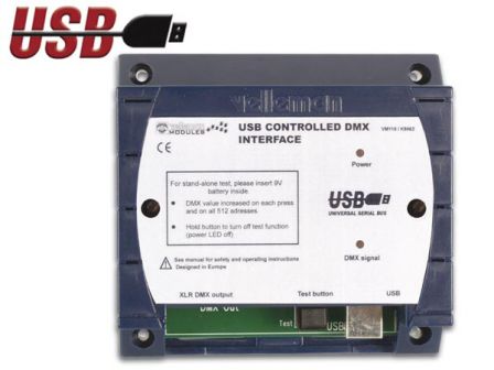 Whadda USB DMX-controller WML116