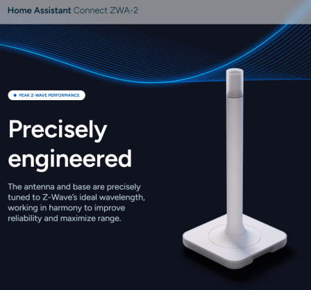 Home Assistant Connect ZWA-2 Z-Wave Antenne