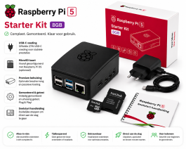 Raspberry Pi 5 / 8GB Starter Kit complete voordeel bundel